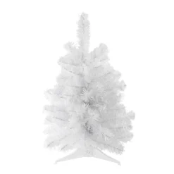 Christmas Central 1.5' Medium Snow White Pine Artificial Christmas Tree - Unlit