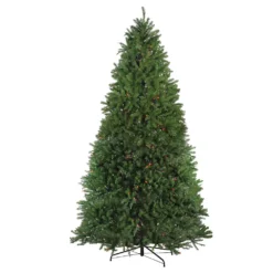 Christmas Central 12' Pre-Lit Rockwood Pine Artificial Christmas Tree Multi LED Lights