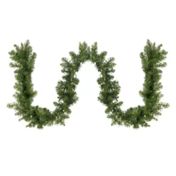 Christmas Central 50' X 10" Pre-Lit Buffalo Fir Commercial Artificial Christmas Garland - Warm White Lights
