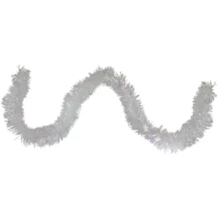 Christmas Central 50' X 3" Iridescent Artificial Tinsel Christmas Garland - Unlit