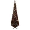 Christmas Central 6' Fall Harvest Pop Up Artificial Thanksgiving Tree With Pumpkins