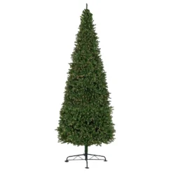 Christmas Central 15' Pre-Lit Genoa Fraser Fir Slim Artificial Christmas Tree Clear Lights