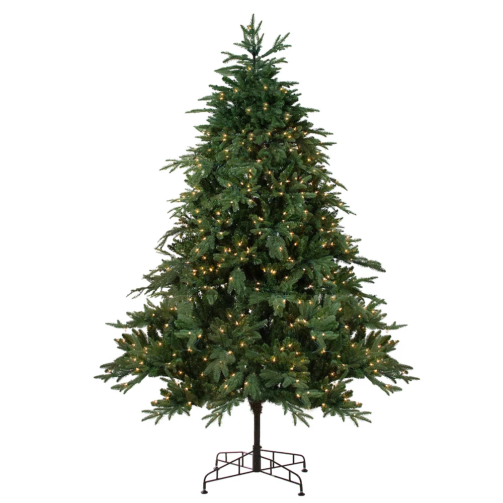 Christmas Central 9' Pre-Lit Aurora Spruce Full Artificial Christmas Tree - Clear Lights 1 Christmas Central 9' Pre-Lit Aurora Spruce Full Artificial Christmas Tree - Clear Lights