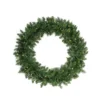 Christmas Central Pre-Lit Buffalo Fir Artificial Christmas Wreath - 36-Inch Warm White LED Lights
