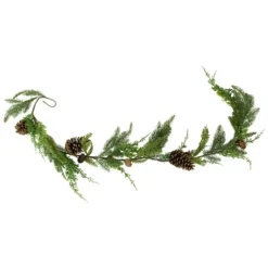 Christmas Central 5' Assorted Pine And Pinecone Artificial Christmas Garland Unlit
