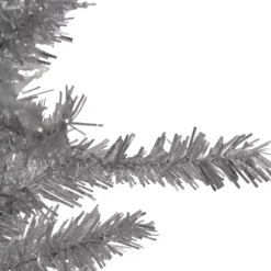 Christmas Central 9’ Silver Tinsel Slim Artificial Christmas Tree - Unlit -Christmas Central Shop 6052800 ALT