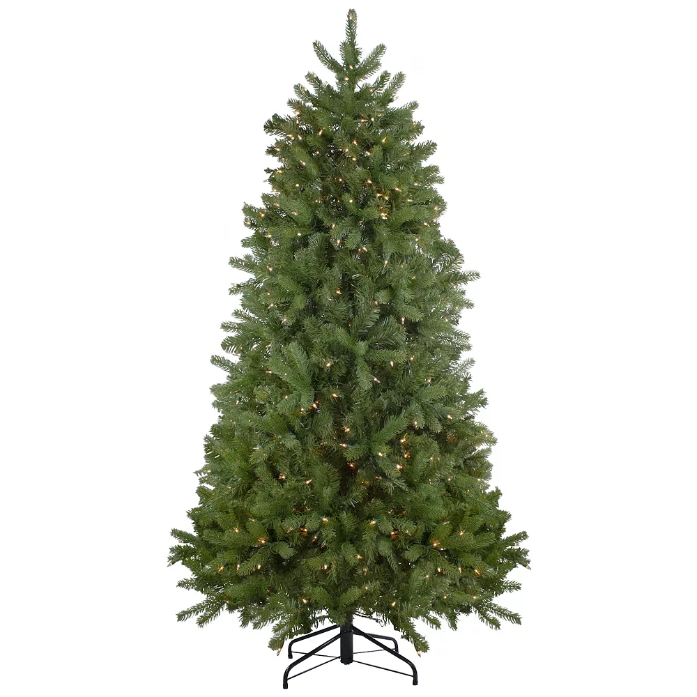 Christmas Central 6.5' Pre-Lit Palisades Fir Artificial Christmas Tree - Clear Lights 1 Christmas Central 6.5' Pre-Lit Palisades Fir Artificial Christmas Tree - Clear Lights