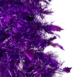 Christmas Central 6' Purple Tinsel Pop-Up Artificial Christmas Tree Unlit 5 Christmas Central 6' Purple Tinsel Pop-Up Artificial Christmas Tree Unlit -Christmas Central Shop 6053265 ALT2