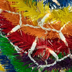 Christmas Central 6' Pre-Lit Rainbow Tinsel Pop-Up Artificial Christmas Tree Clear Lights 5 Christmas Central 6' Pre-Lit Rainbow Tinsel Pop-Up Artificial Christmas Tree Clear Lights -Christmas Central Shop 6053290 ALT2