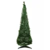 Christmas Central 6' Green Tinsel Pop-Up Artificial Christmas Tree Unlit