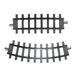 Christmas Central Club Pack Of 12 Black Replacement Train Set Track Pieces 10"
