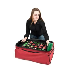 Christmas Central 3-Tray Christmas Ornament Pro Storage Bag - Holds Up To 72 Ornaments -Christmas Central Shop 6066115 ALT2
