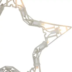 Christmas Central 10 Count Clear LED Twinkle Star Icicle Christmas Lights 10.25 Ft White Wire 5 Christmas Central 10 Count Clear LED Twinkle Star Icicle Christmas Lights 10.25 Ft White Wire -Christmas Central Shop 6066369 ALT2