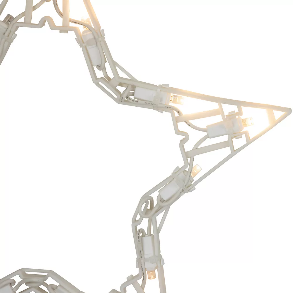 Christmas Central 10 Count Clear LED Twinkle Star Icicle Christmas Lights 10.25 Ft White Wire 3 Christmas Central 10 Count Clear LED Twinkle Star Icicle Christmas Lights 10.25 Ft White Wire - Image 3