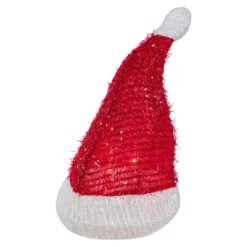Christmas Central 12.25" Lighted Santa Hat Christmas Tree Topper Clear Lights -Christmas Central Shop 6066463 ALT2