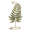 Christmas Central 24.5" Golden Patina Standing Fern With Votive Cup Table Top Decoration